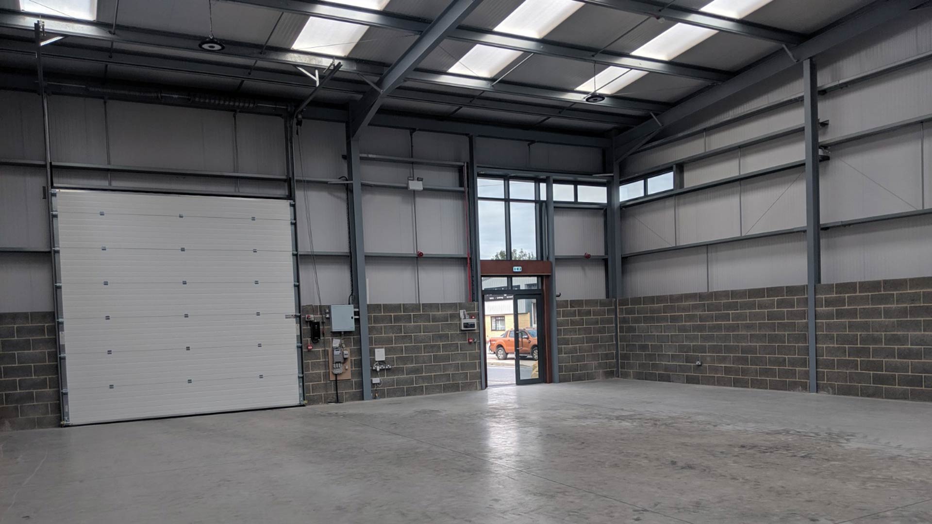 Interior fit-out complete for brand new business unit - Atkinson Associates